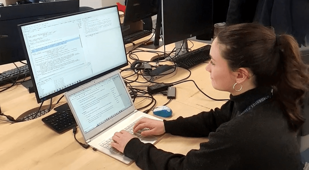 Claire Panella developing a Data Quality Assurance process.